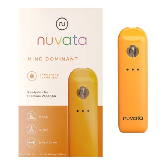 NUVATA Pen 500mg: Mind Dominant Tangerine 9:1 THC:CBD | Bridge City  Collective