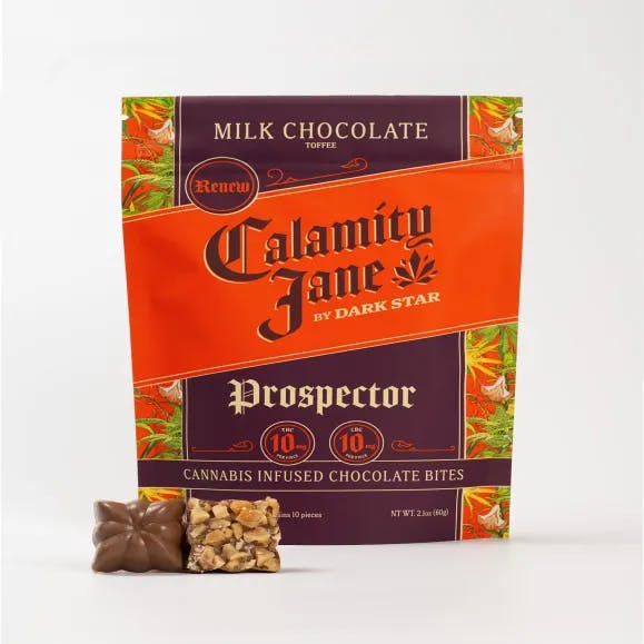 Calamity Jane - 100mg Chocolate 1:1 THC/CBG - Prospector