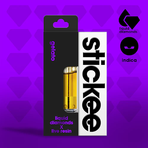 Stickee - 1g Live Resin Cart - Gelato
