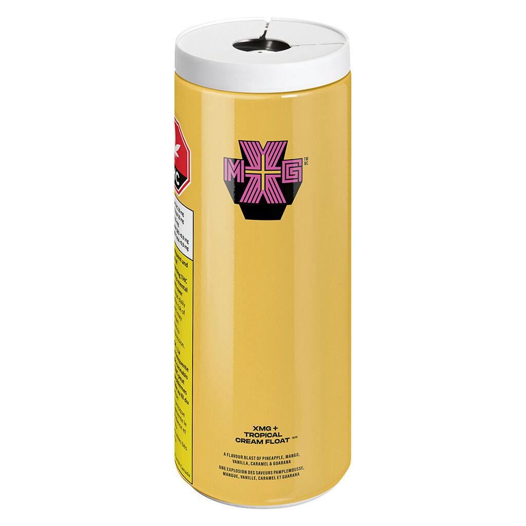Xmg+ - tropical cream float 10mg thc + 10mg cbg + guarana - 355ml