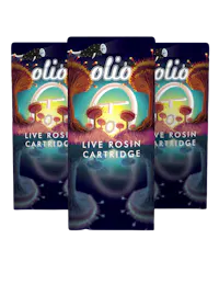 Olio - Live Rosin Cart - Black Amber