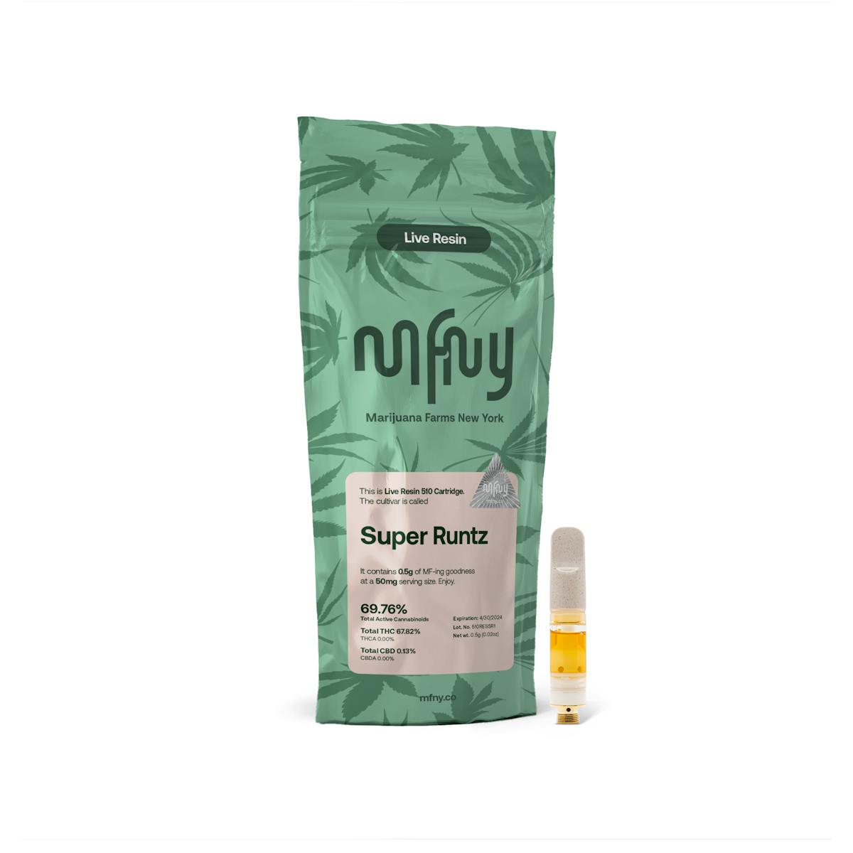Photo of MFNY | Super Runtz | Live Resin 0.5g Cartridge