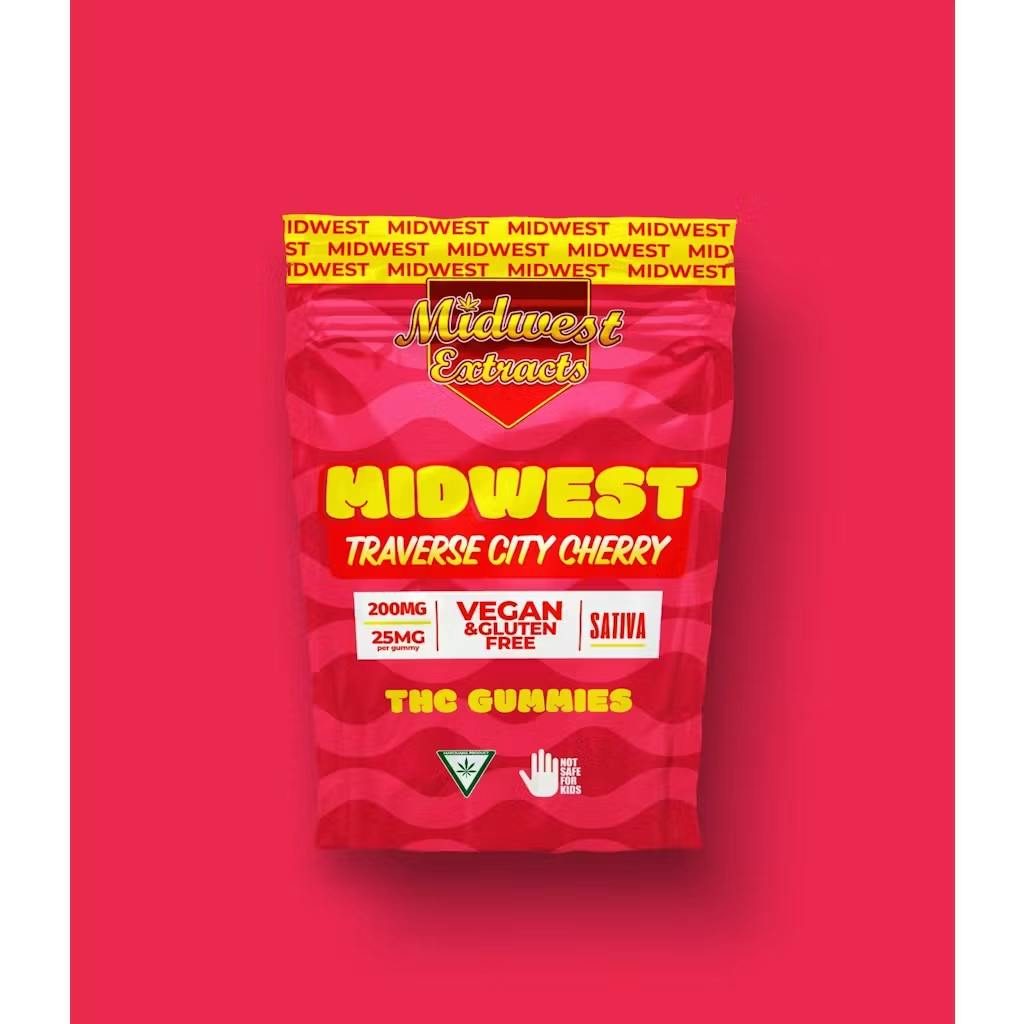 Product: Midwest Extracts | Gummies - 200mg - Traverse City Cherry