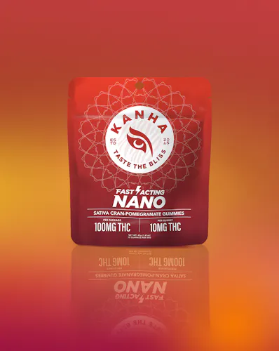 KANHA – Cran-Pomegranate – Gummies 100mg 10pk-active