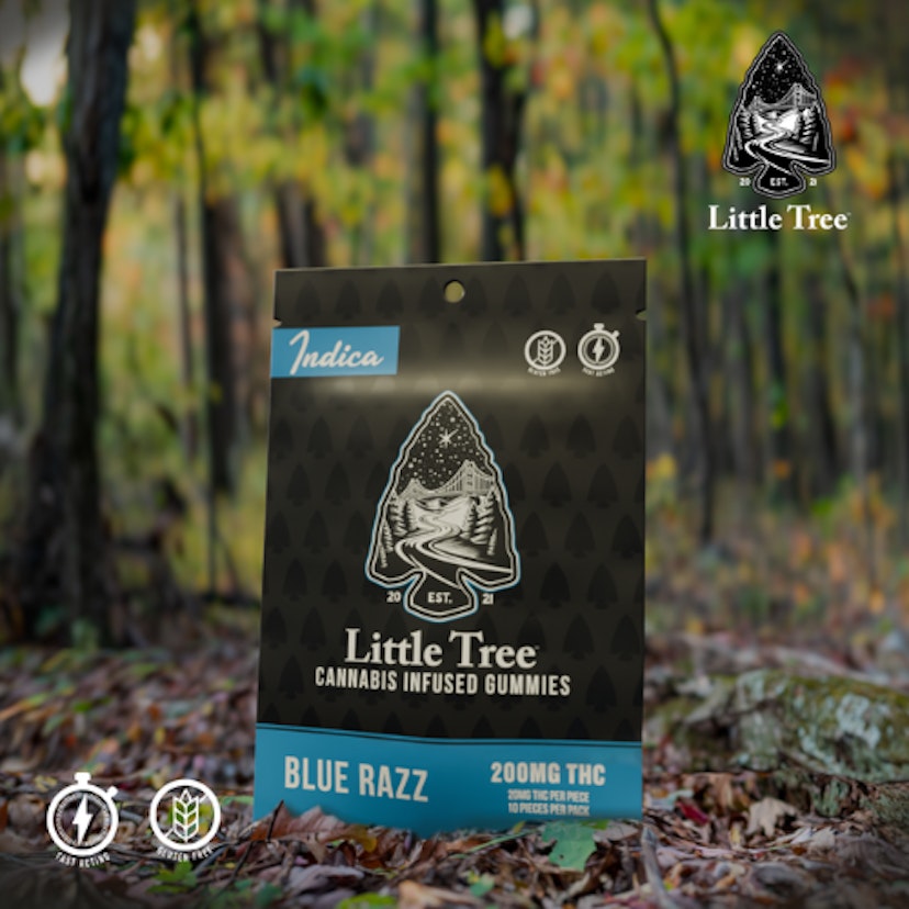 Little Tree - Blue Razz 200mg Gummies