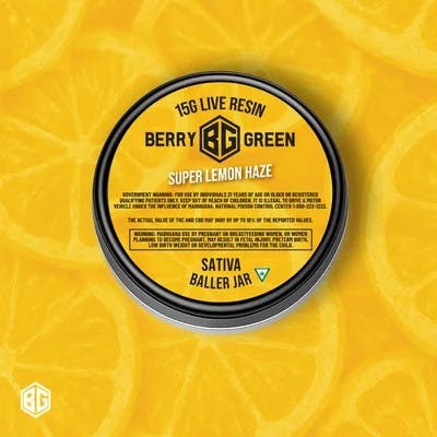 Berry Green BERRY GREEN | SUPER LEMON HAZE | LIVE RESIN SATIVA — CONCENTRATES