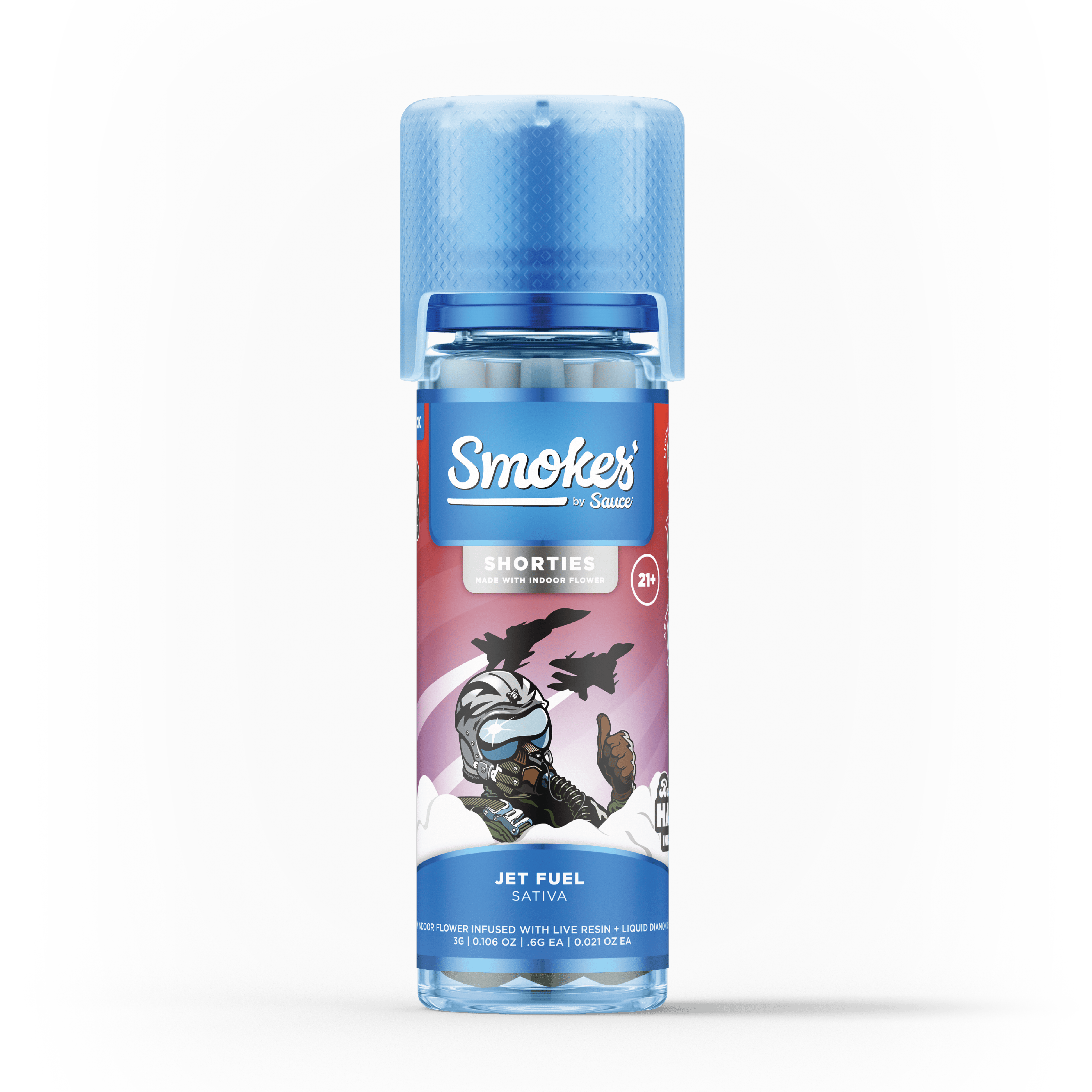 Sauce | Smokes Jet Fuel - Live Resin Infused Smokes - 3G