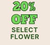 20% Off Select Flower