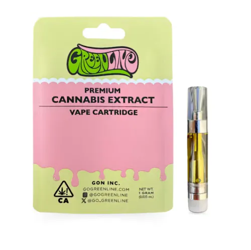 GreenLine 1 gram vape cartridge for $17