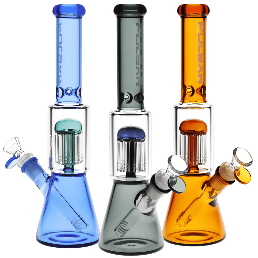 Product Pulsar Tree Perc Glass Beaker Water Pipe | 11.5" | 14mm F