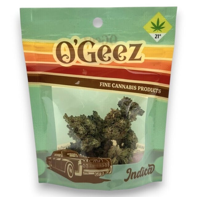 O' Geez - OG FL 3.5g (I) - INDICA - Granddaddy Purple - 3.5g