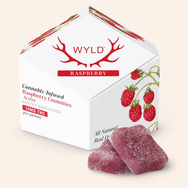 Raspberry Sativa Enhanced Gummies-1