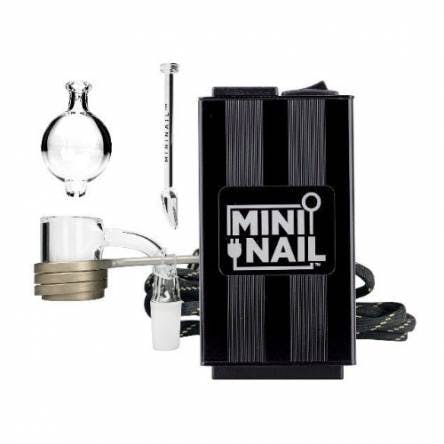 MiniNail Complete Kit w/ Black Controller and Quartz Ebanger