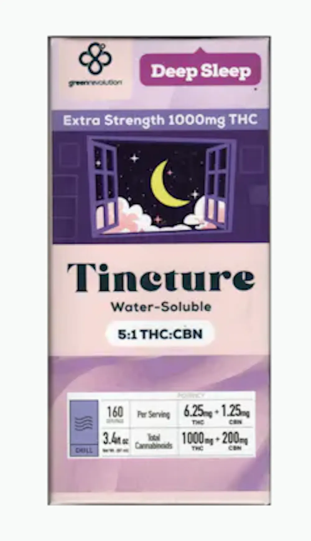 Product Green Revolution - Deep Sleep (5:1) - 1000mg - Tincture