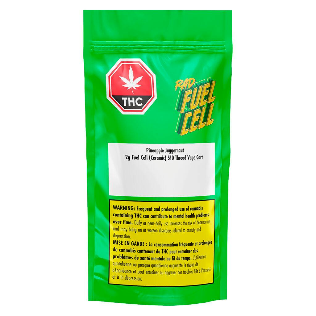Rad - pineapple juggernaut fuel cell cartridge (ceramic) 510 cart