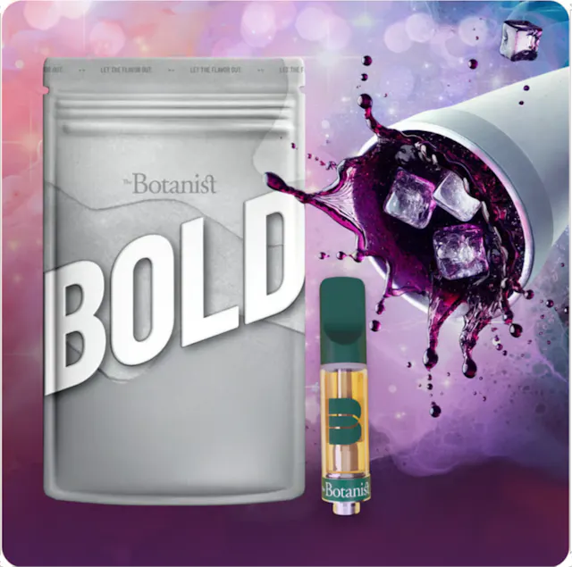The Botanist BOLD Vape Cart Purple Drink 1g (indica, cartridges)