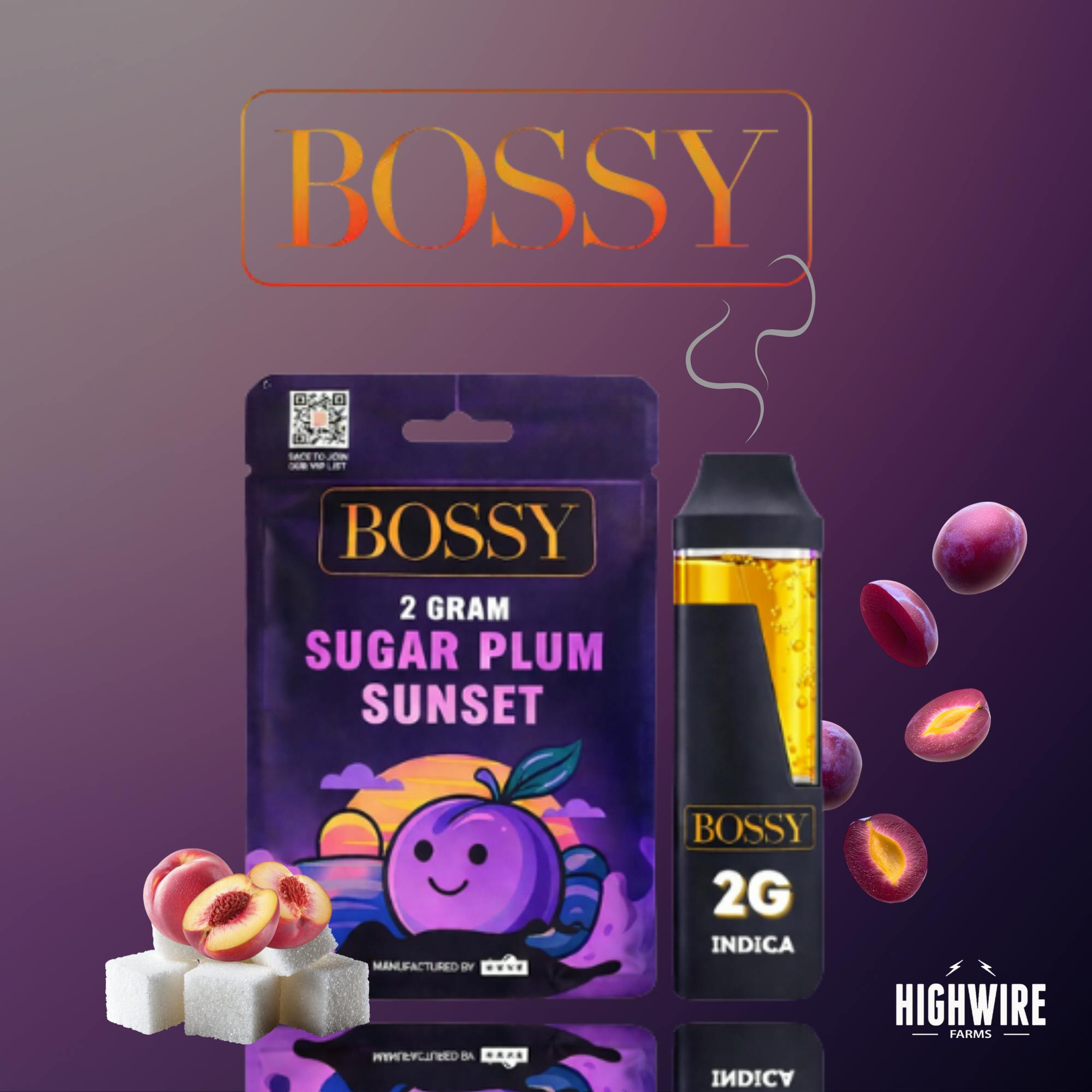 Bossy | Sugar Plum Sunset | 2G Disposable