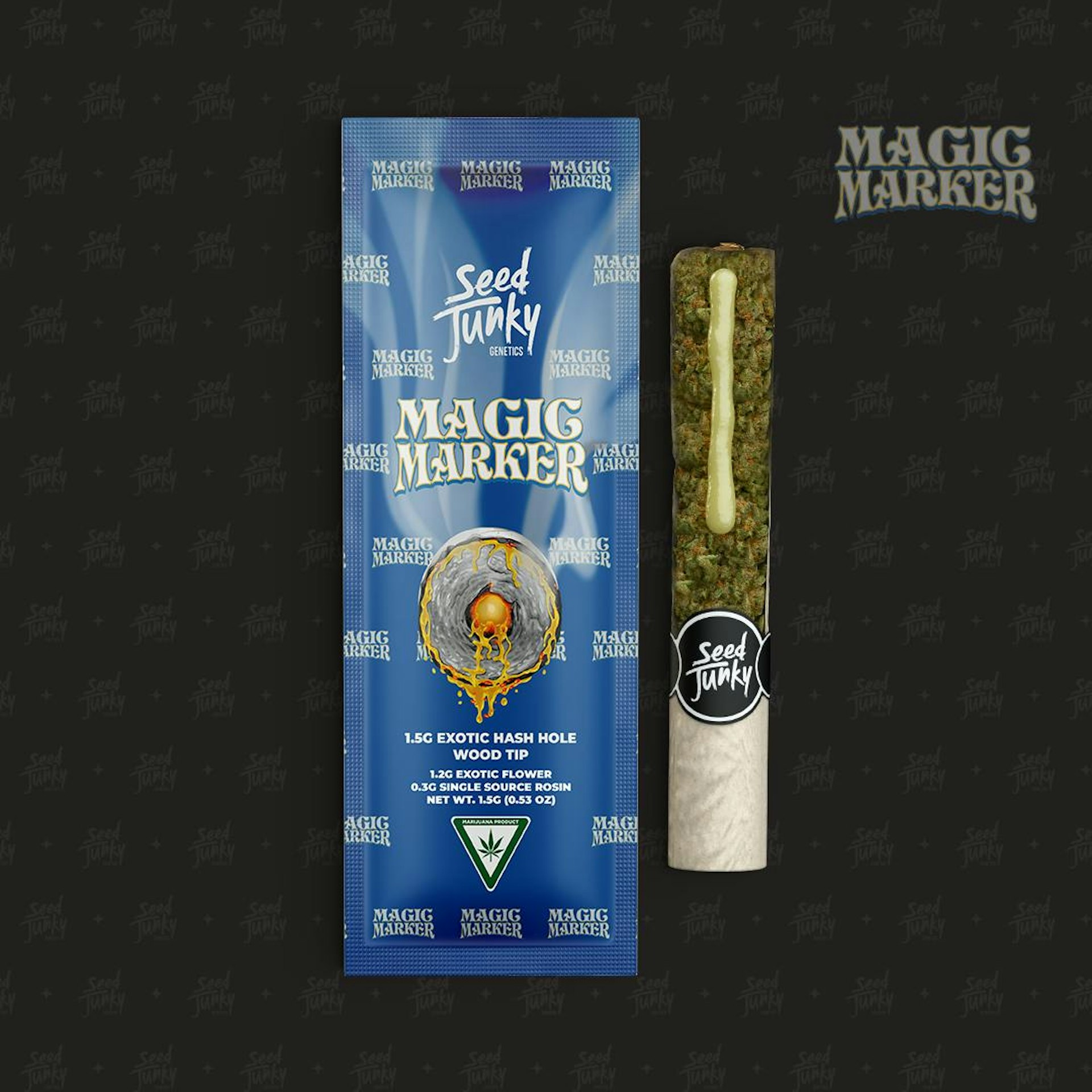 Seed Junky - Magic Marker Hash Hole Pre-Roll