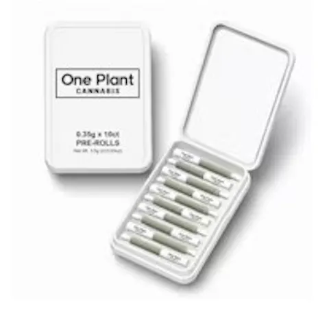 Runtz Pre Roll x, as One Plant's menu shows it