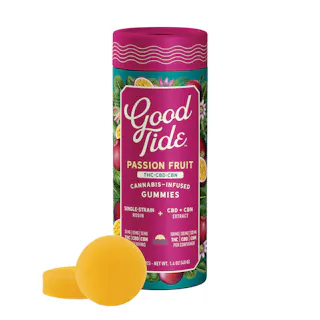 Passion Fruit Indica 1:1:1 THC:CBD:CBN | Gummies [10pk x 10mg]