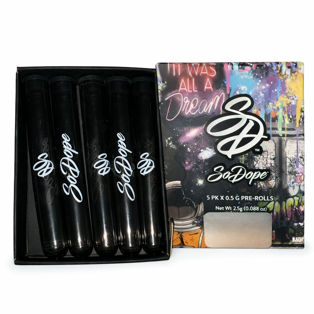 So Dope - 5 Pack .5g Prerolls - Trop Cherry