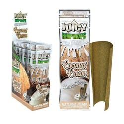 Juicy Jay | Hemp Wraps Large - Coconut Cream - 2 Pack