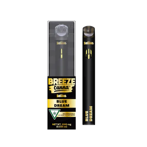 Blue Dream – Sativa Live Resin 1g PLUS Vape Device-active