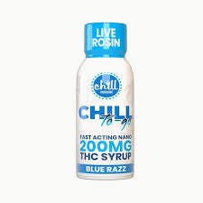 Chill Medicated - 200mg Live Rosin Syrup To-Go - Blue Razz