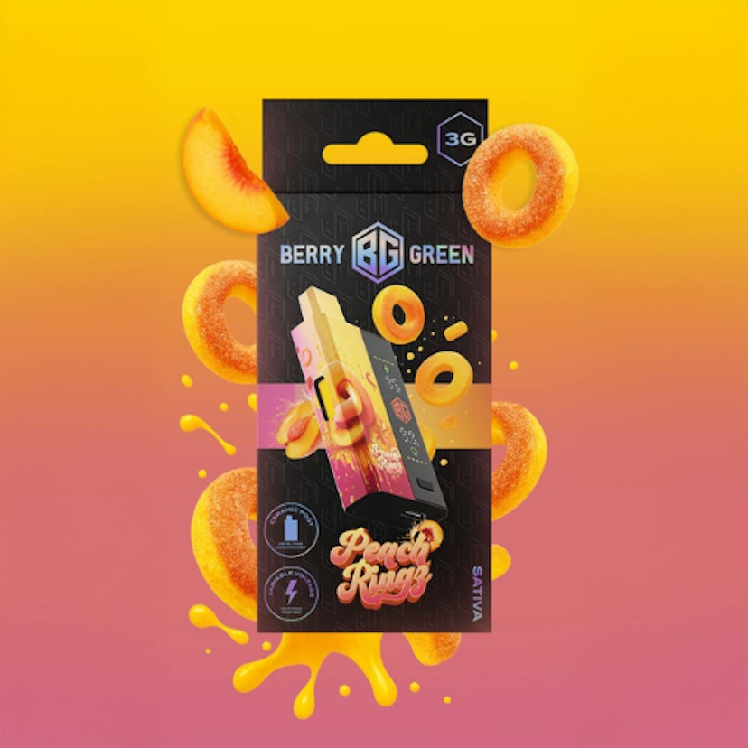 Berry Green - Peach Rings Disposable
