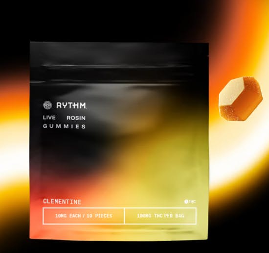 Rythm - Live Rosin Gummies - Clementine (100mg)