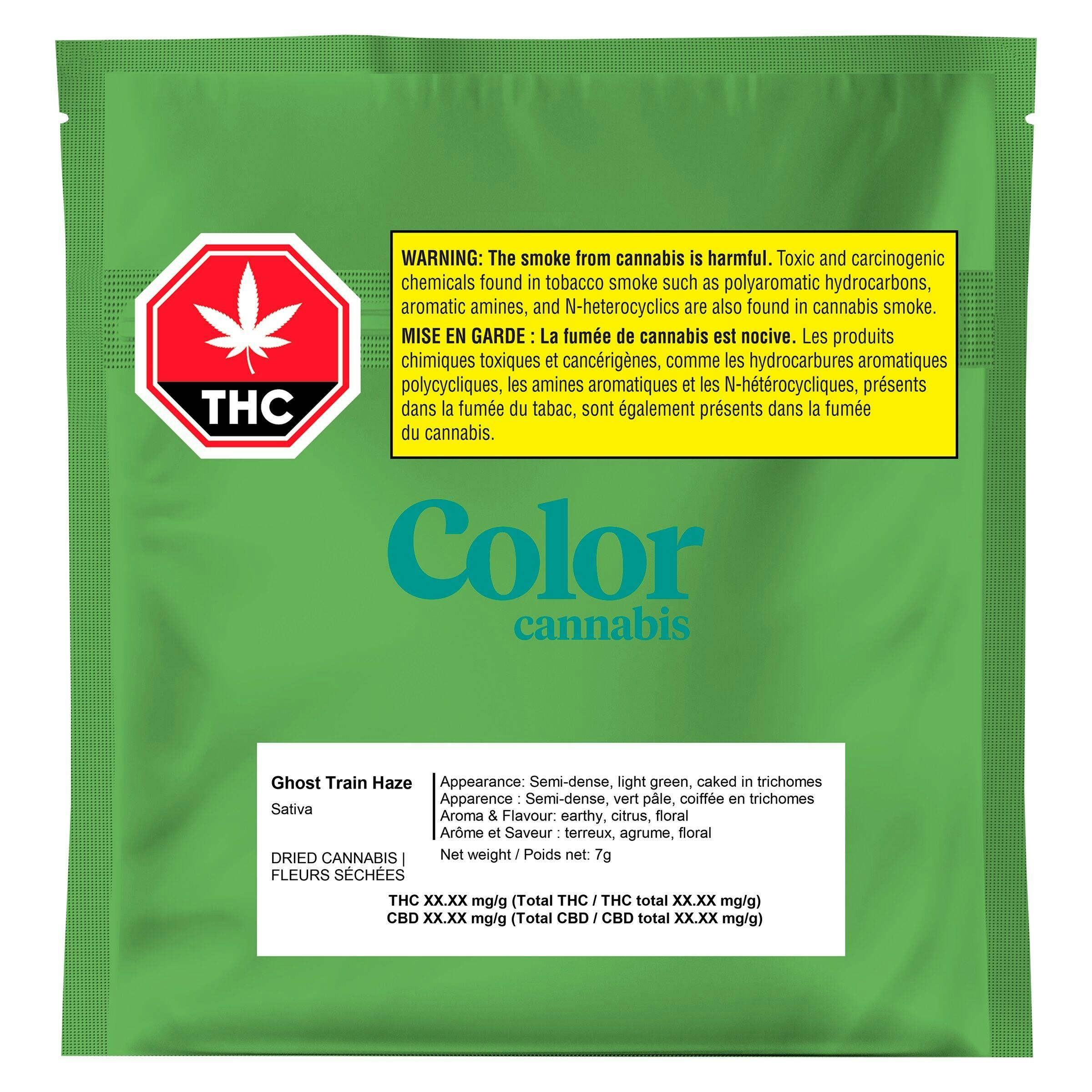 Color cannabis - ghost train haze