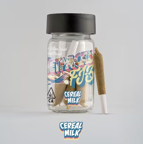 Jetpacks FJ-3 0.6g Infused PreRoll 5pk - Cereal Milk