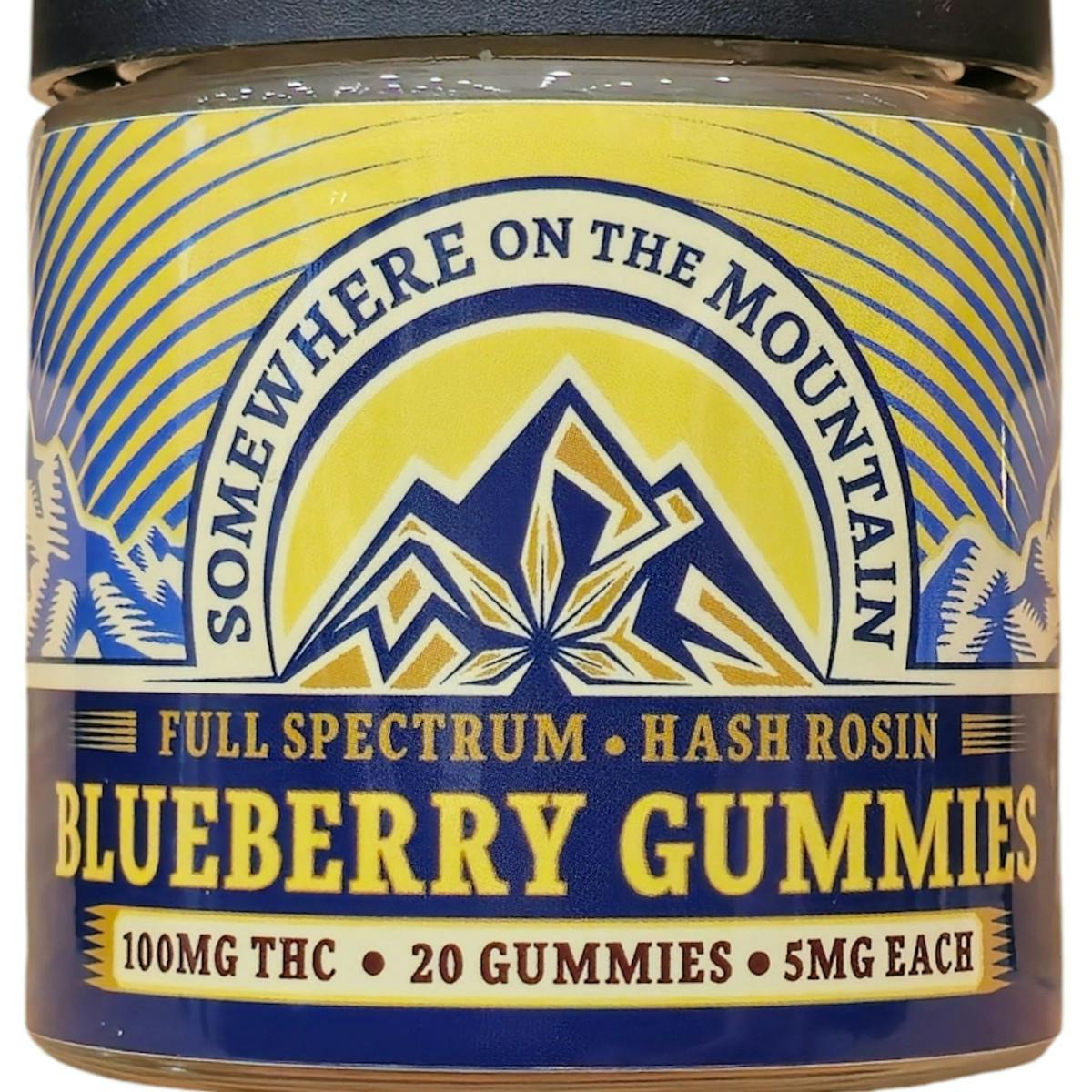 Image of Blueberry | 100mg Hash Rosin Gummies