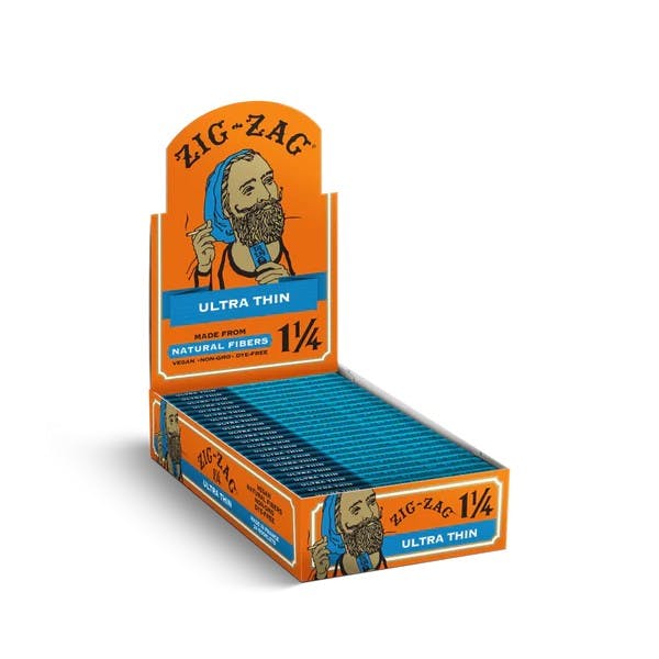 Ultra Thin Rolling Papers | 1-1/4 | 6 Pack Cones by Zig-Zag – Accessories at Gatsby Cannabis