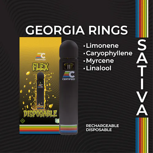 Georgia Rings – FLEX | 1g Distillate Disposable-1