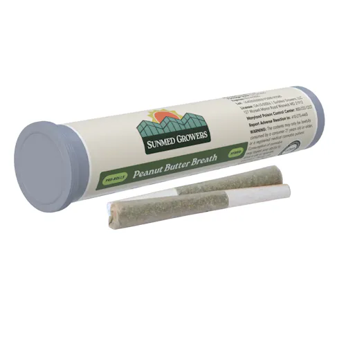 SunMed Peanut Butter Breath Pre-Rolls 0.5g x 2pk-3