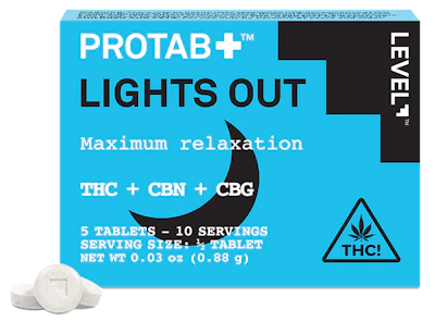 Protab - 100mg 5:3:1 (THC:CBN:CBG) Tablets - Lights Out