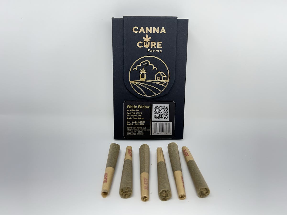 Photo of Canna Cure Farms | Pre-Roll | White Widow | 3.5g 6pk