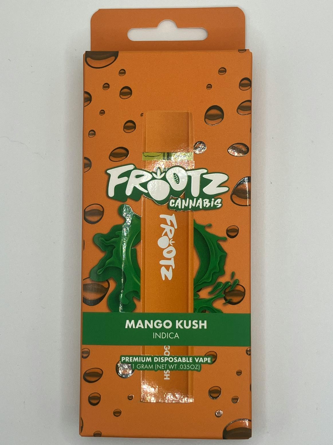 Product: Frootz | Disposable Vape - 1g - Mango Kush