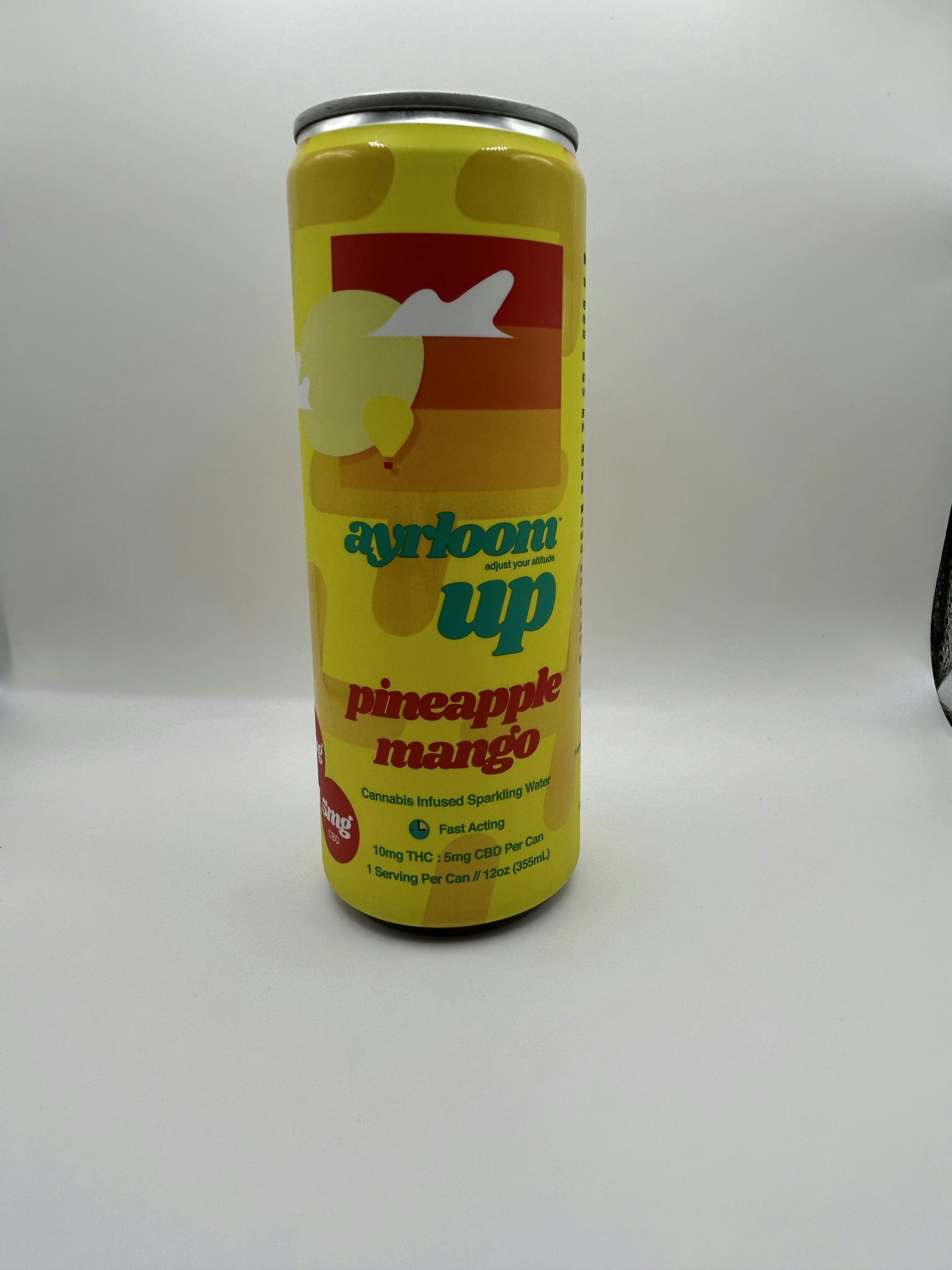 Photo of Pineapple Mango 1:1 Infused Sparkling Water | 5mg