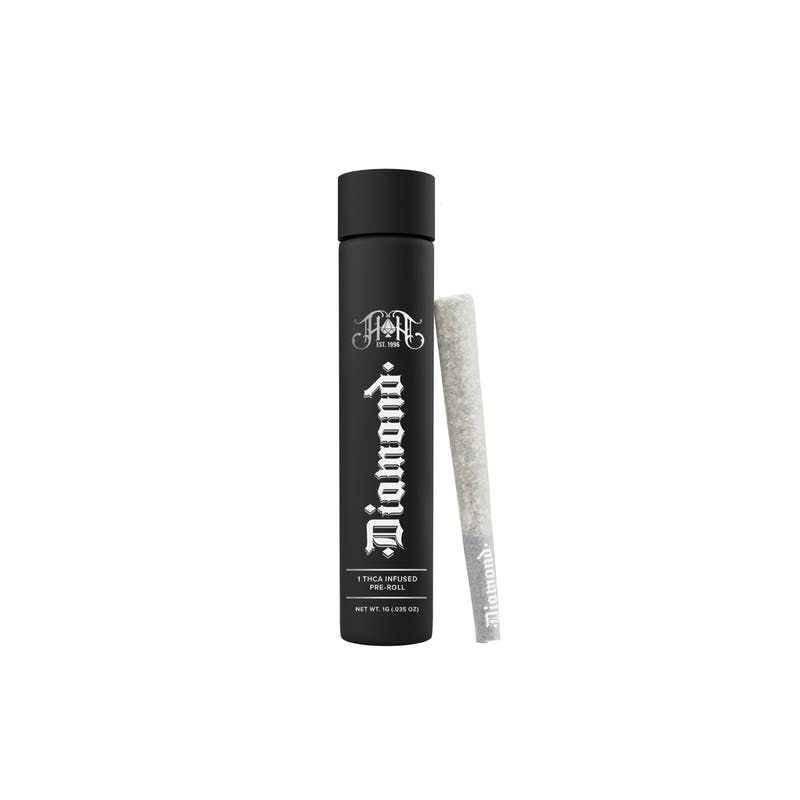 image of Orange Cookies Diamond Infused Pre-Roll | 1g