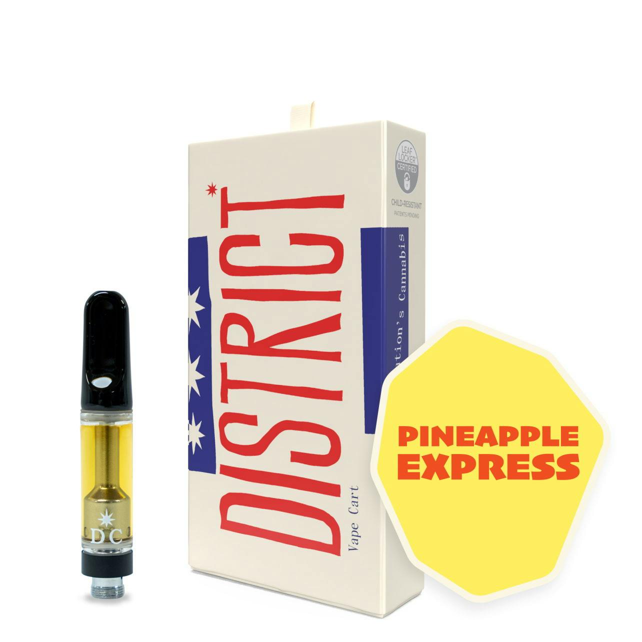 CRDP×DGNリキッド 1ml Pineapple Express Shop District Cannabis Pineapple Express Distillate Vape
