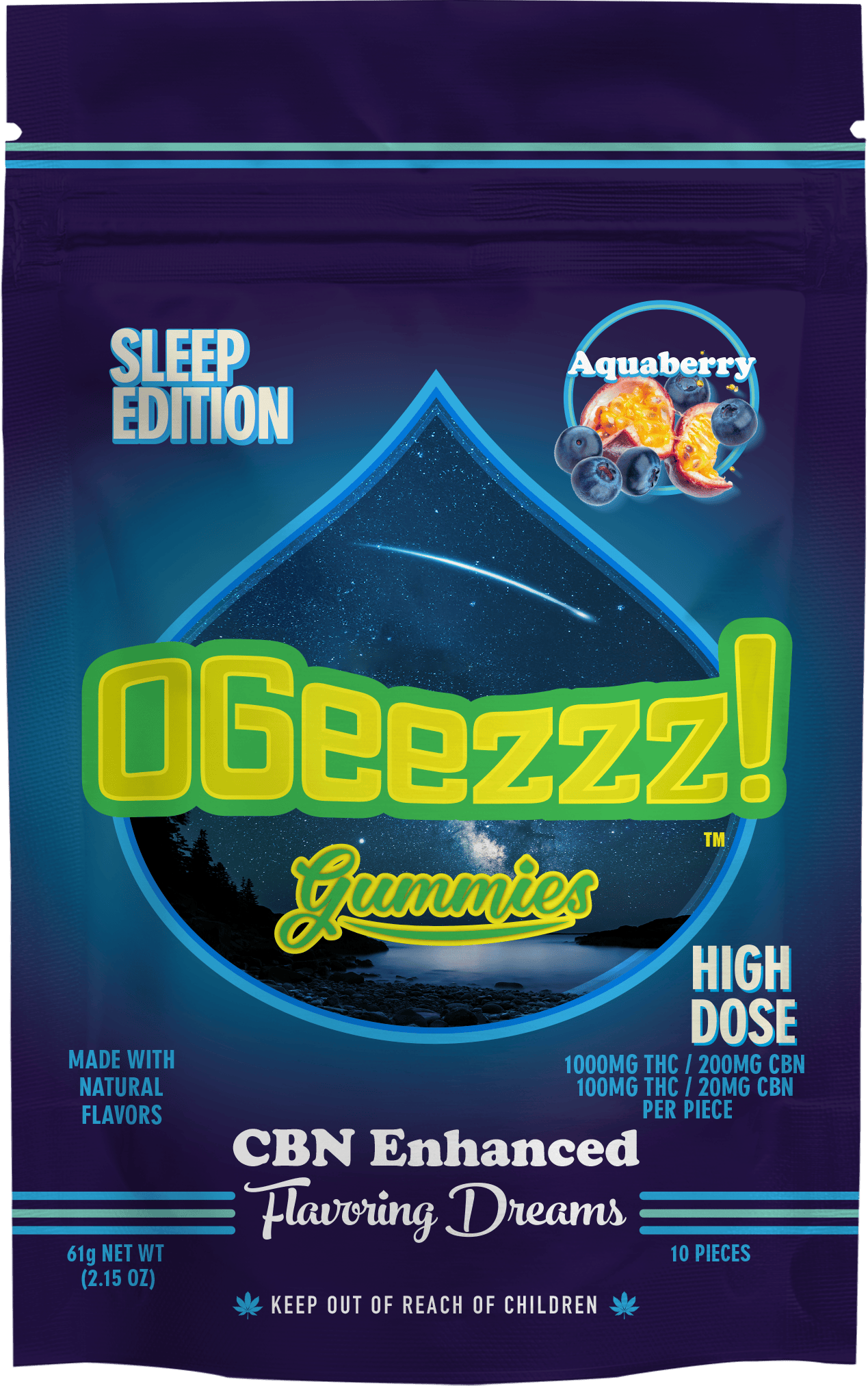 Sleep Edition, Aquaberry - 1000 mg 5:1 CBN | The Mint - 75th Ave