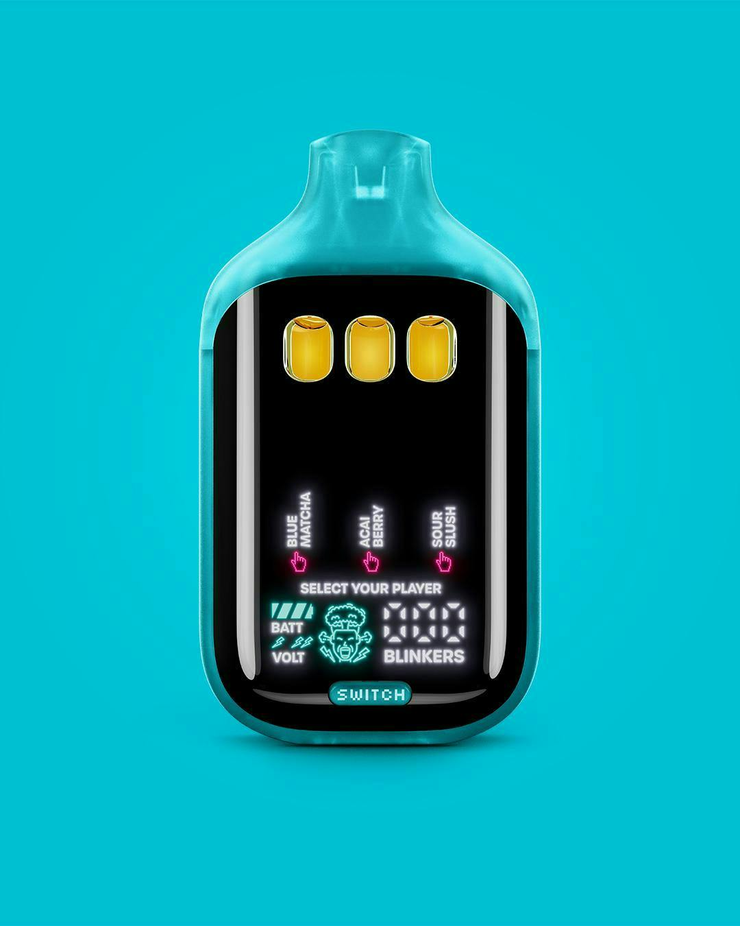 Boutiq | Switch V5 AIO | Blue Matcha x Acai Berry x Sour Slush | 2gBoutiqSativaTHC: 82.46%CBD: 0.39%TERPS: 3.95%