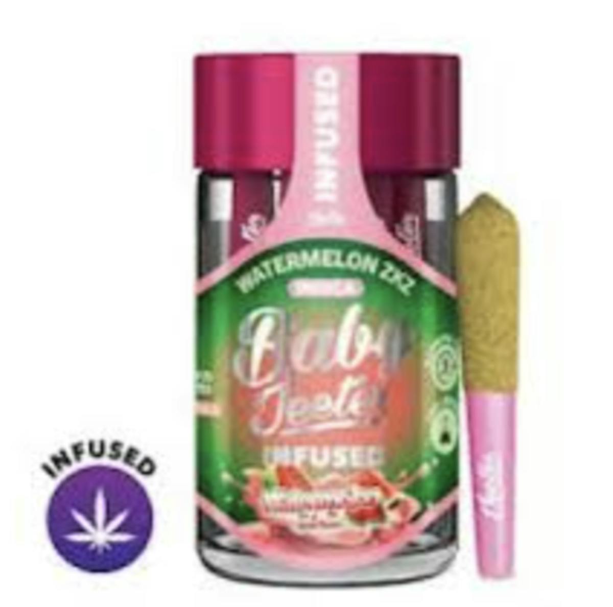 Photo of Baby Jeeter Watermelon ZKZ 0.5g 5pk Infused Prerolls