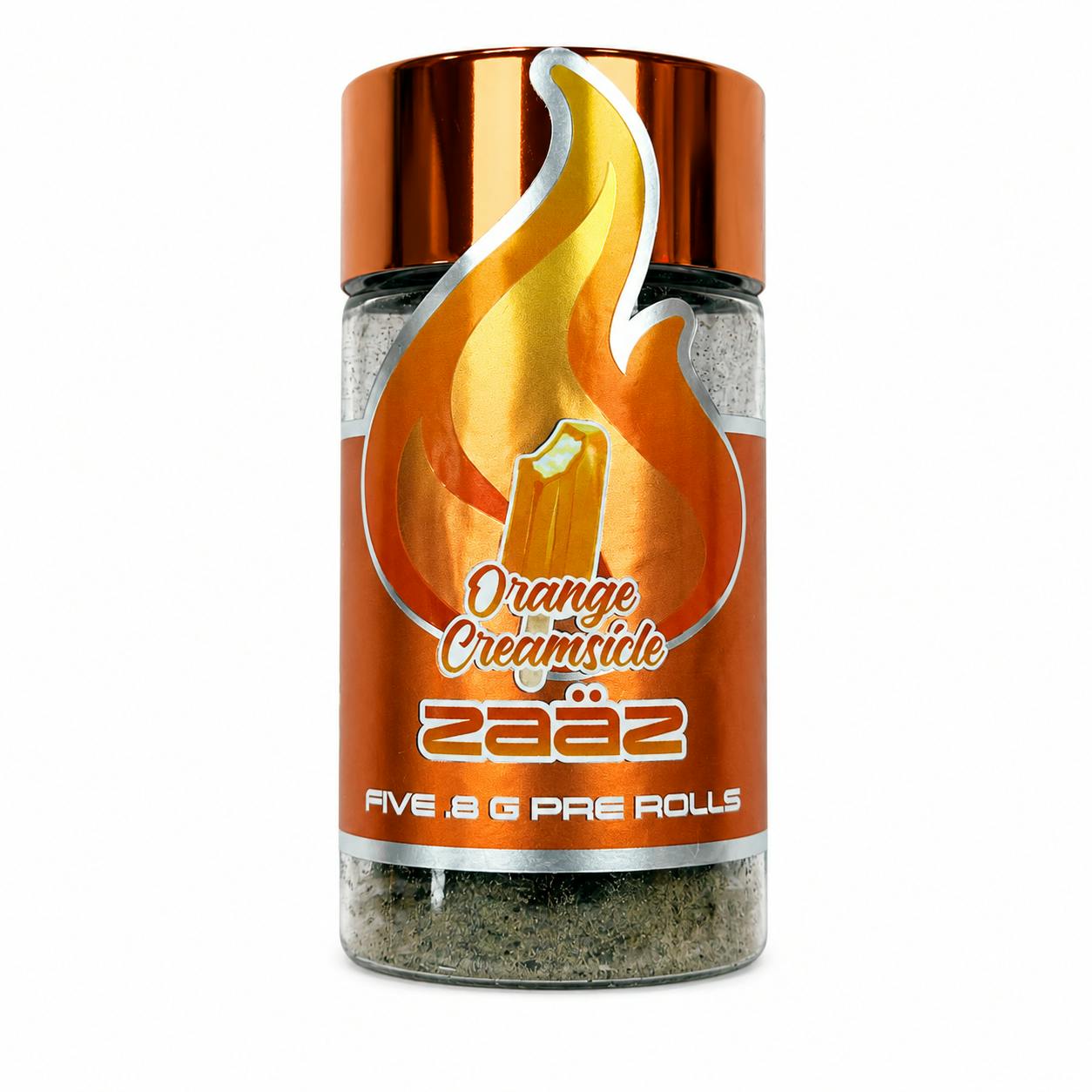 Zaaz - 5-Pack .8g Infused Prerolls - Orange Creamsicle