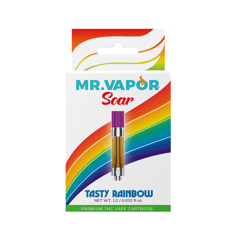 Mr. Vapor Soar Cartridge | Tasty Rainbow