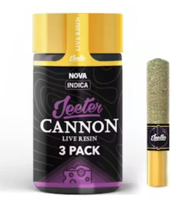 Product: Jeeter | Live Resin Infused Pre-Roll 3-Pack - 1.5g - Nova