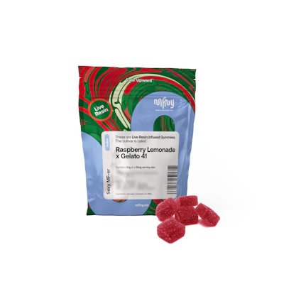 MFNY - 100mg Live Resin Gummies - Raspberry Lemonade x Gelato 41 - EDIBLES by MFNY at King of Budz