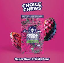 Product: Super Sour Prickly Pear | 20mg x 10pk | Choice Chews